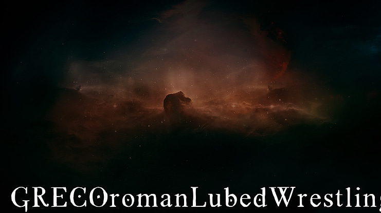 GRECOromanLubedWrestling Font