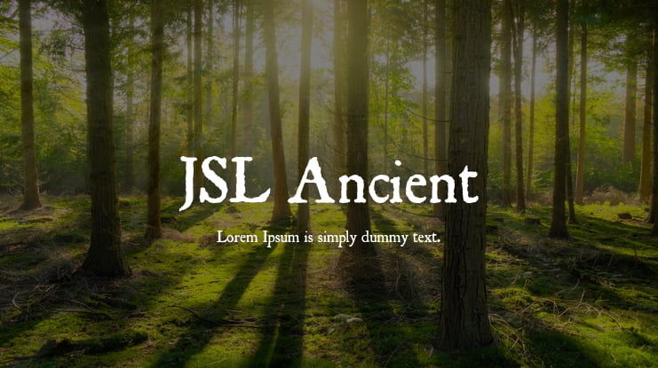 JSL Ancient Font Family