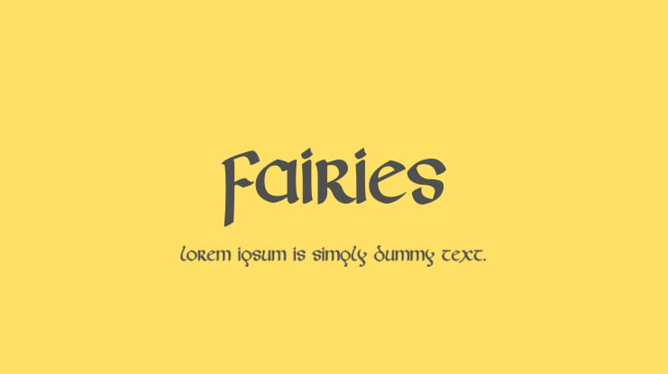 Fairies Font