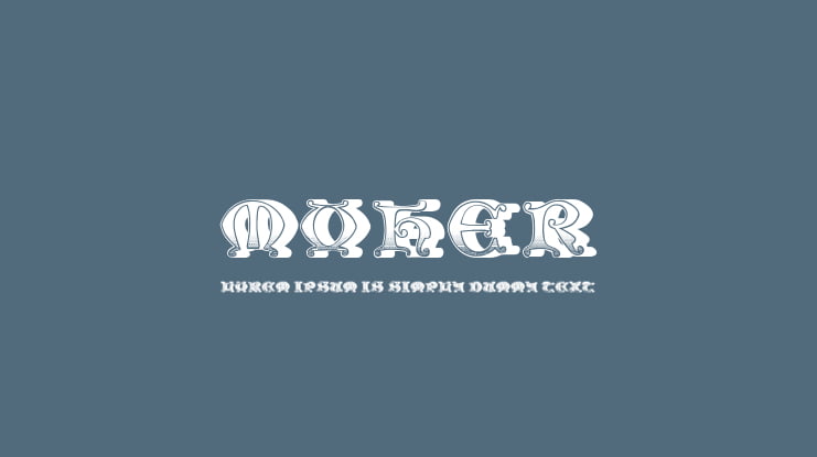 Moher Font