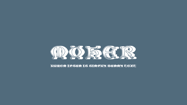 Moher Font