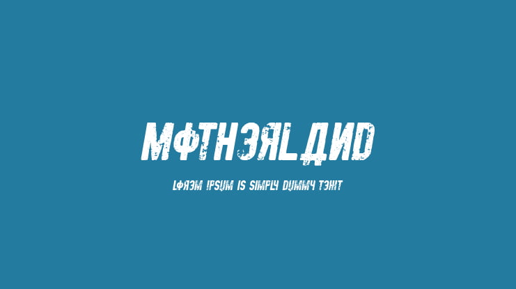 Motherland Font
