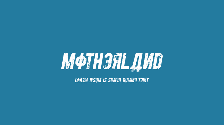 Motherland Font