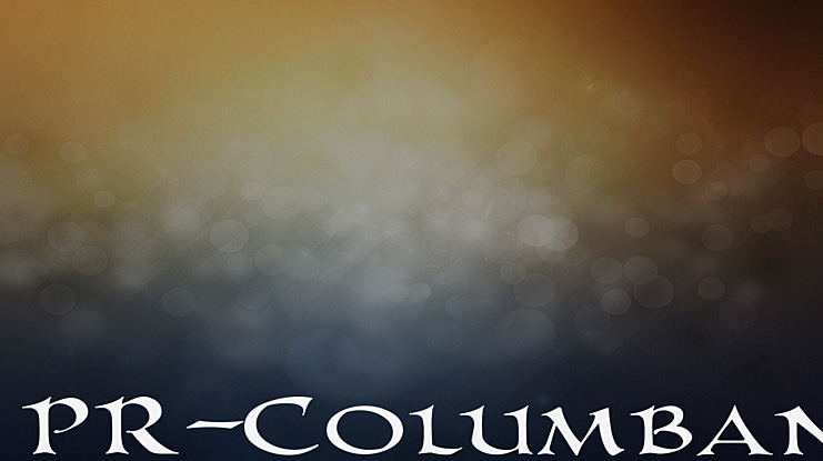 PR-Columban Font