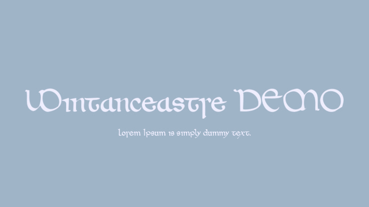 Wintanceastre DEMO Font