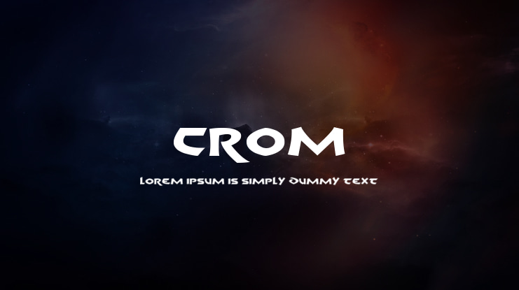 Crom Font
