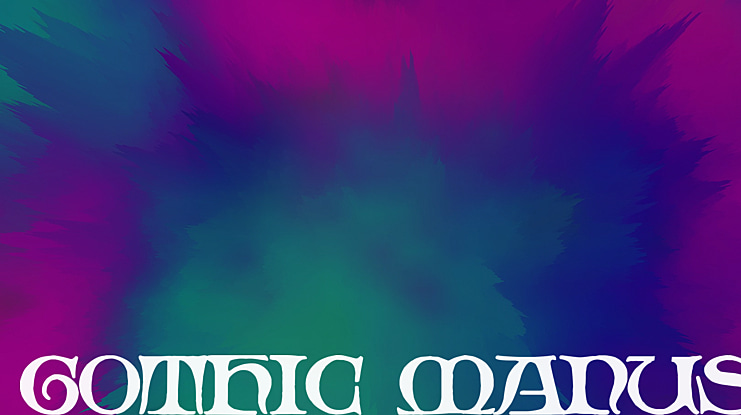Gothic Manus Font