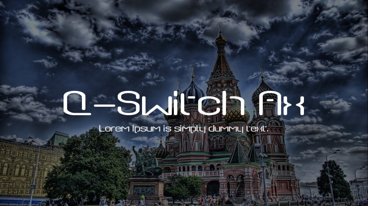 Q-Switch Ax Font