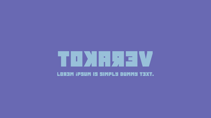 Tokarev Font Family