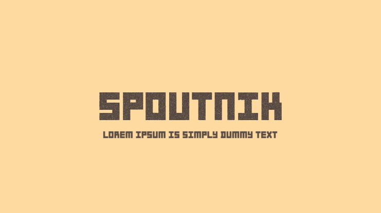 Spoutnik Font