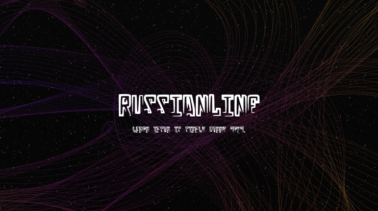 RussianLine Font