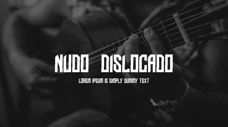 NUDO-Dislocado Font