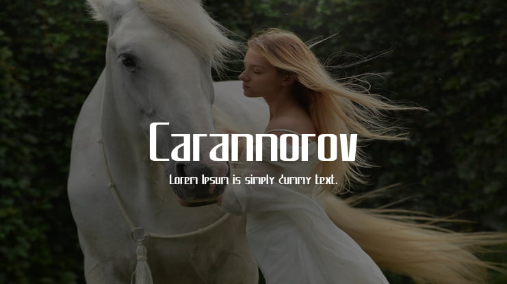 Carannorov Font Family