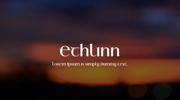 Ethlinn Font