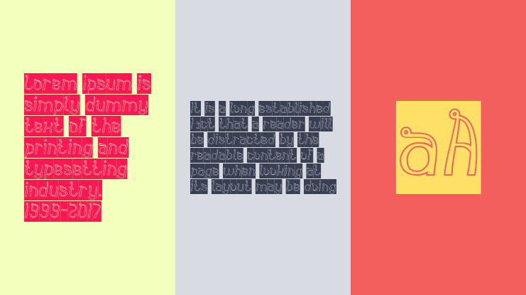 India Hair Style-Hollow-Inverse Font Family