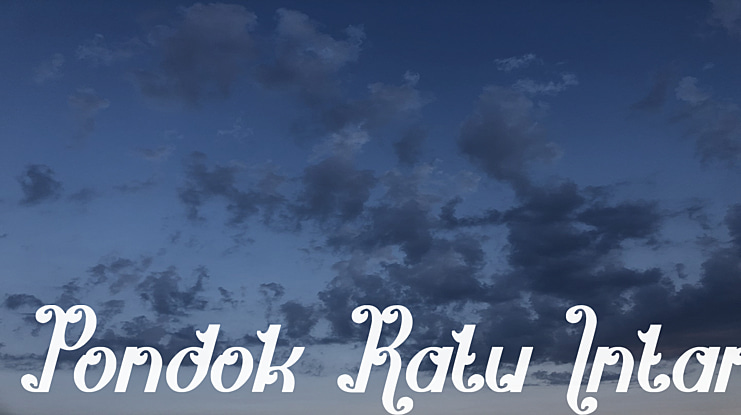 Pondok Ratu Intan Font