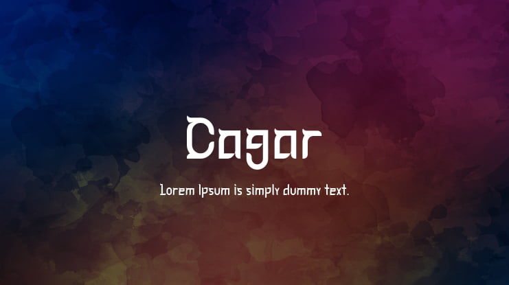 Cagar Font