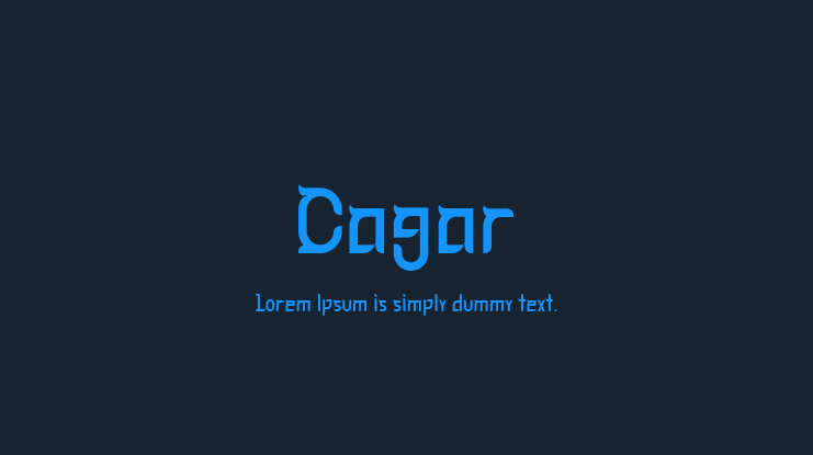 Cagar Font