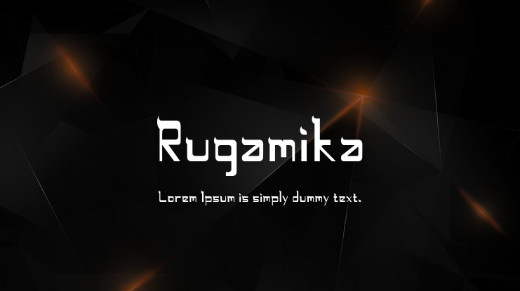 Rugamika Font