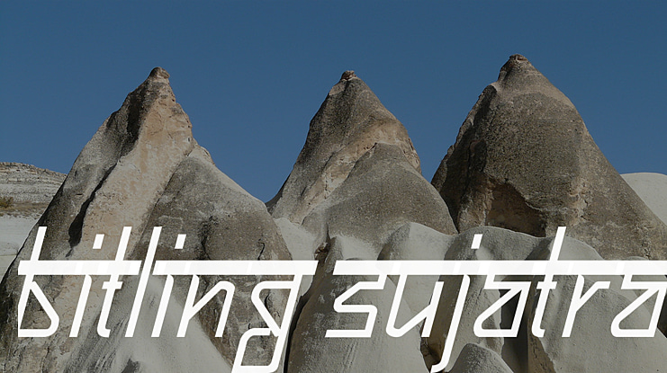 Bitling sujatra Font Family