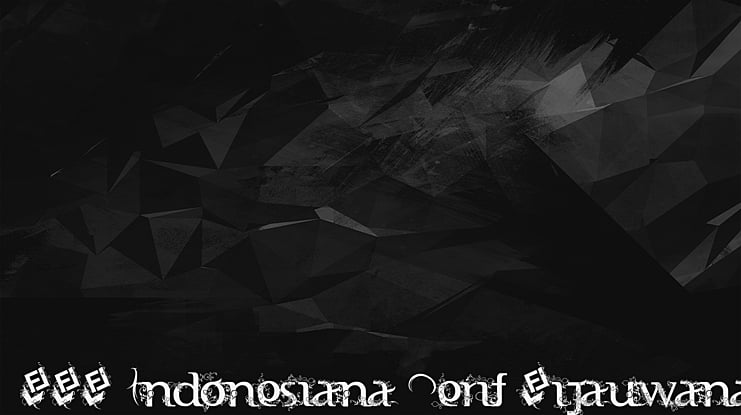 FTF Indonesiana Serif Hijauwana Font