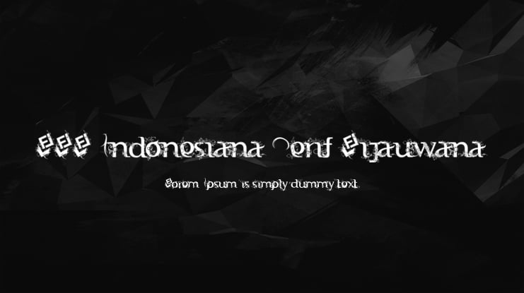FTF Indonesiana Serif Hijauwana Font