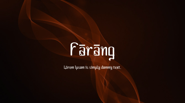 Farang Font