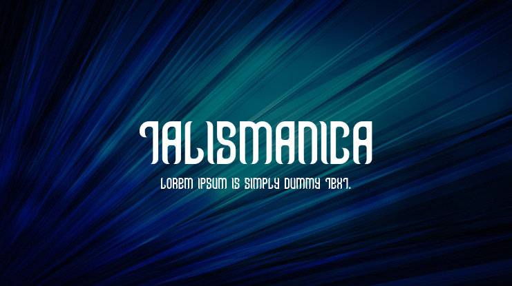Talismanica Font