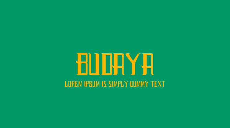 Budaya Font