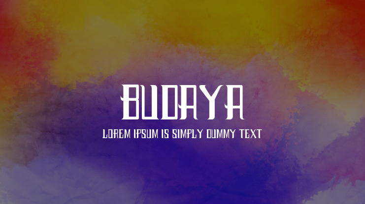 Budaya Font