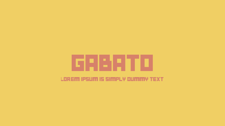 Gabato Font