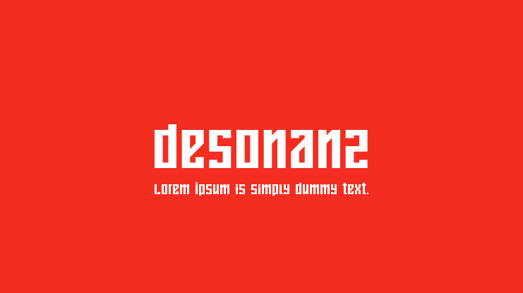 desonanz Font