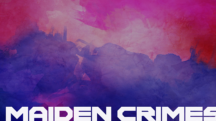 Maiden Crimes Font