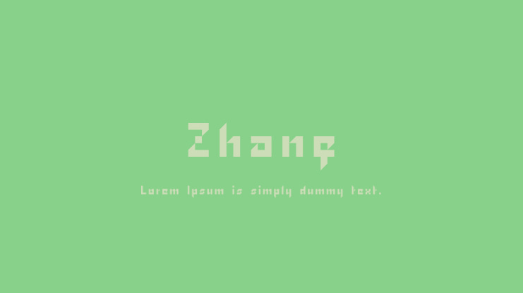 Zhang Font