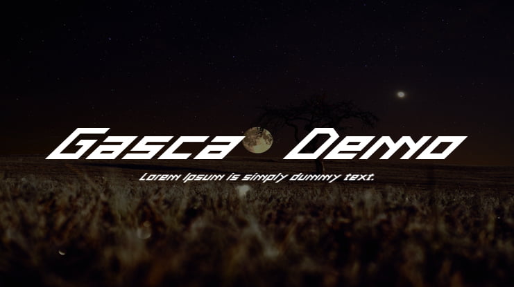 Gasca-Demo Font