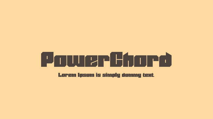 PowerChord Font Family