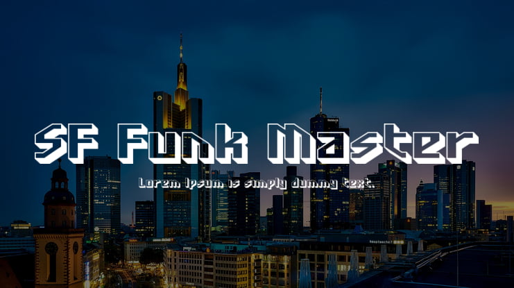 SF Funk Master Font Family
