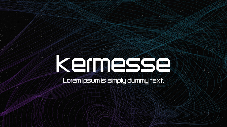 kermesse Font