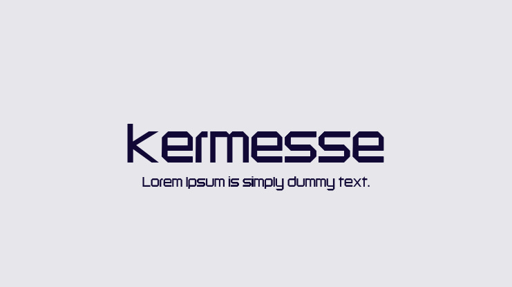 kermesse Font