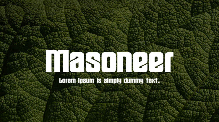 Masoneer Font