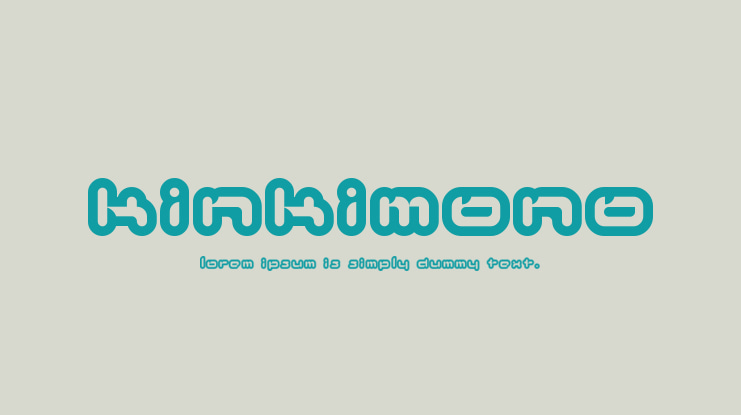 Kinkimono Font