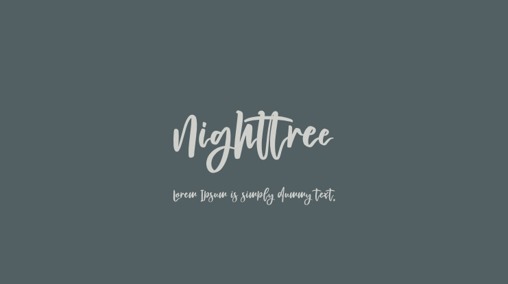 Nighttree Font
