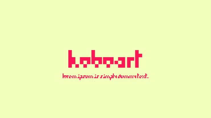 Hoboart Font