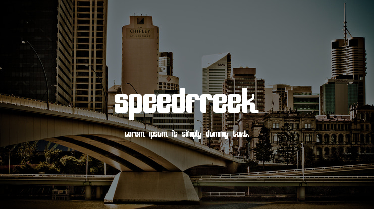 SpeedFreek Font