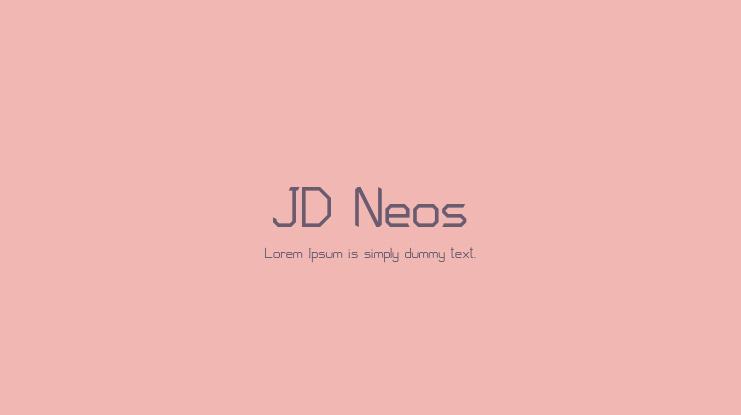 JD Neos Font