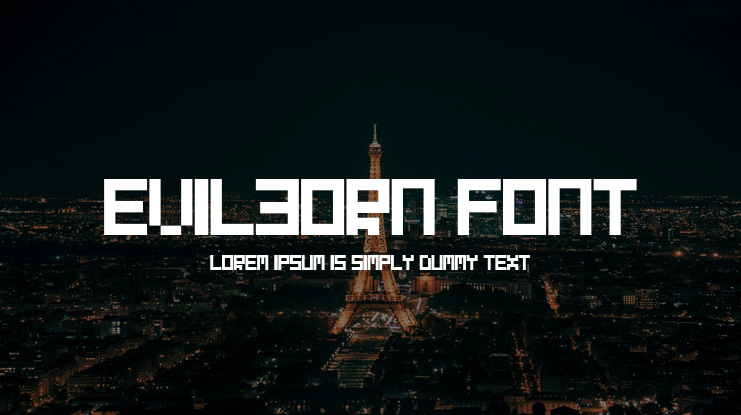 Evilborn Font