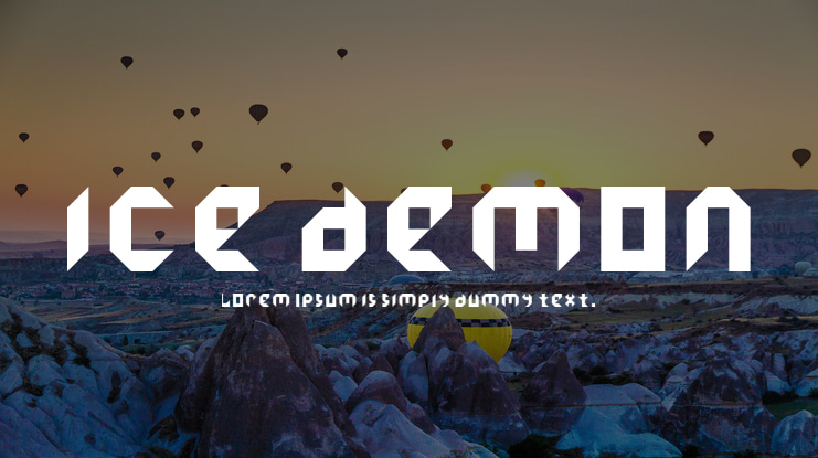 ice demon Font