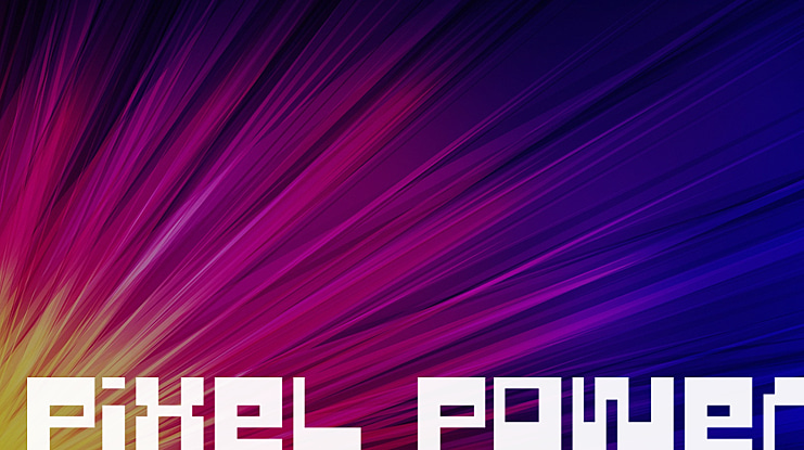 Pixel Power Font
