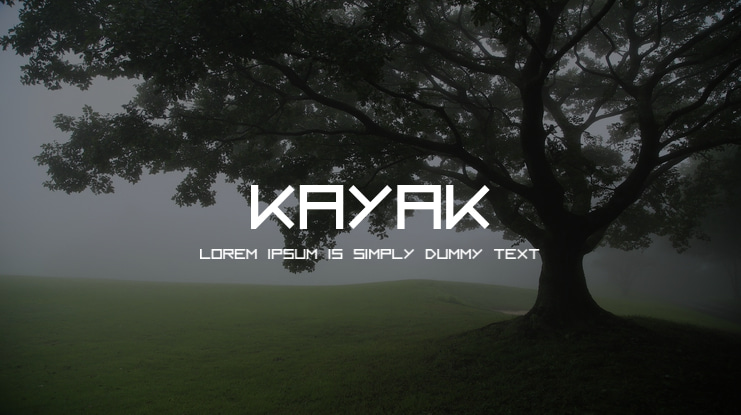 Kayak Font