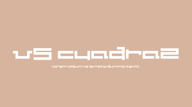 V5 Cuadra2 Font Family